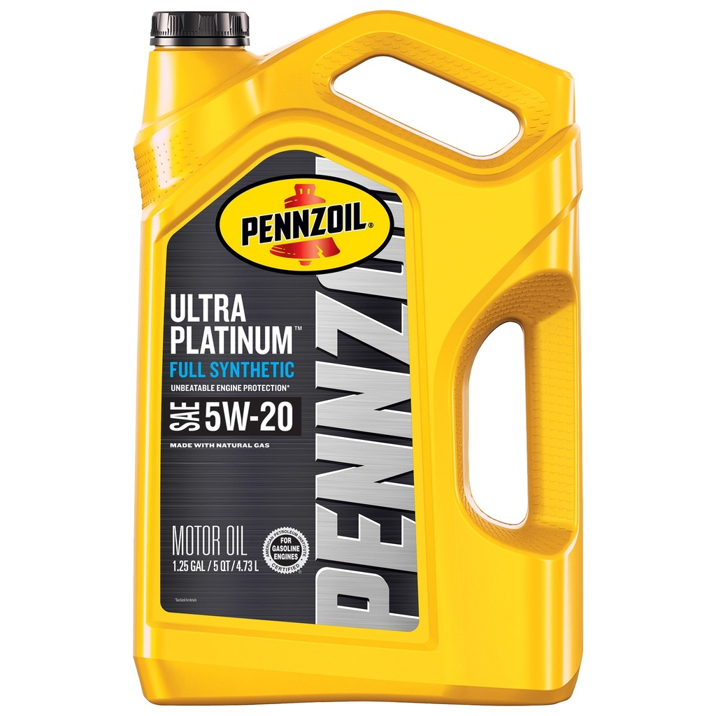 Aceite Pennzoil Ultra Platinum Sintético 5W-20 4.73 Litros