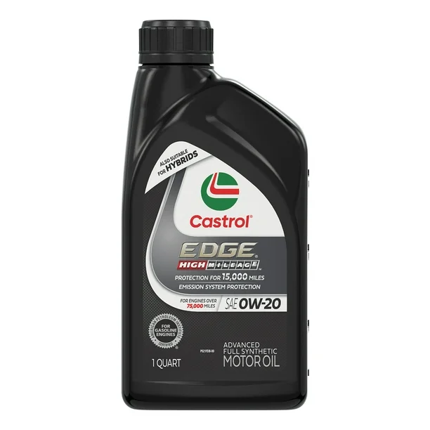 Aceite Castrol Edge 0W-20 Alto Kilometraje Sintetico 946ml