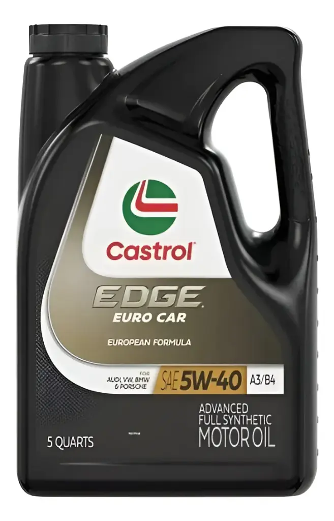 Aceite Castrol Edge 5W-40 A3/B4 Euro Sintético 4.73 Litros