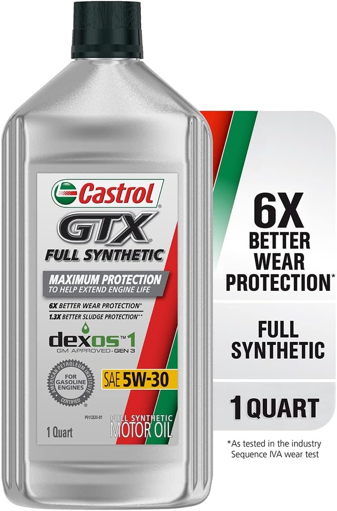 [079191219478] Aceite Castrol GTX 5W-30 Sintético 946ml