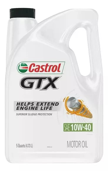 [079191000946] Aceite Castrol Gtx 10W-40 4.73 Litros