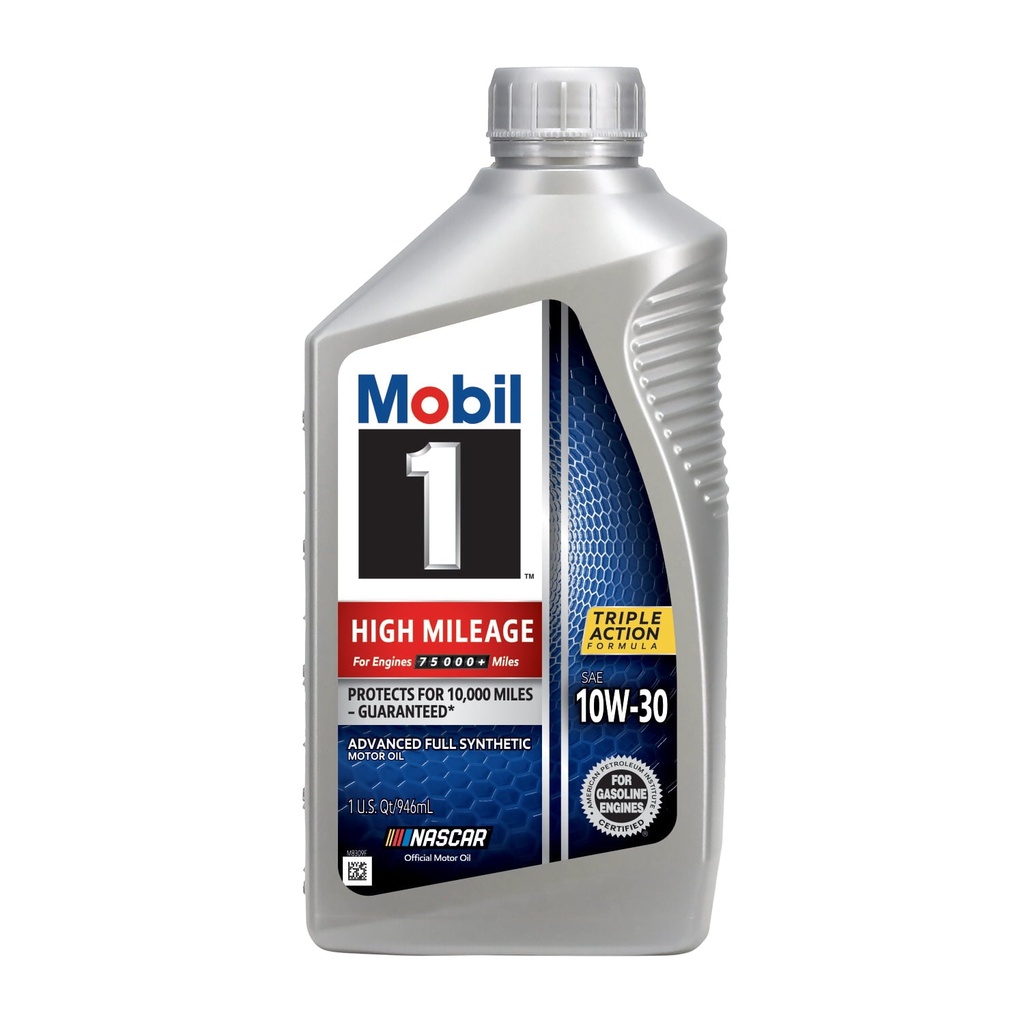 [071924149922] Aceite Mobil 1 10W-30 Alto Kilometraje Sintético 946ml