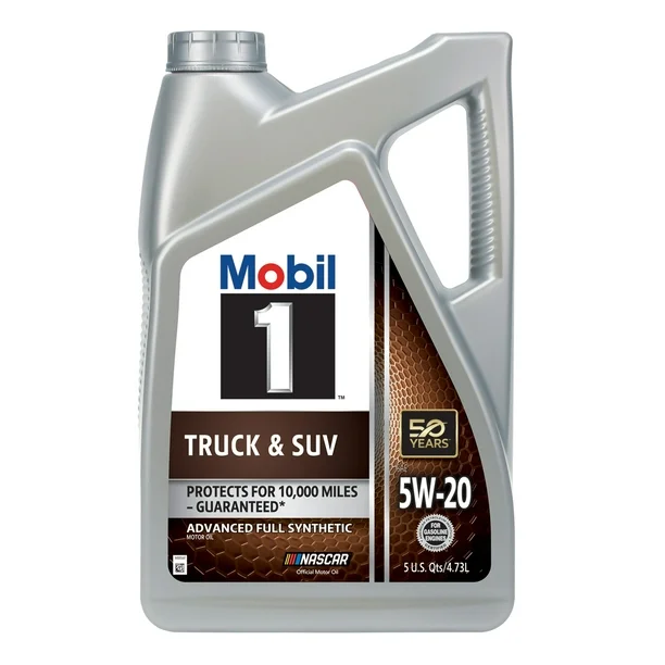 [071924150102] Aceite Mobil 1 5W-20 Camioneta & Suv Sintético 4.73 Litros