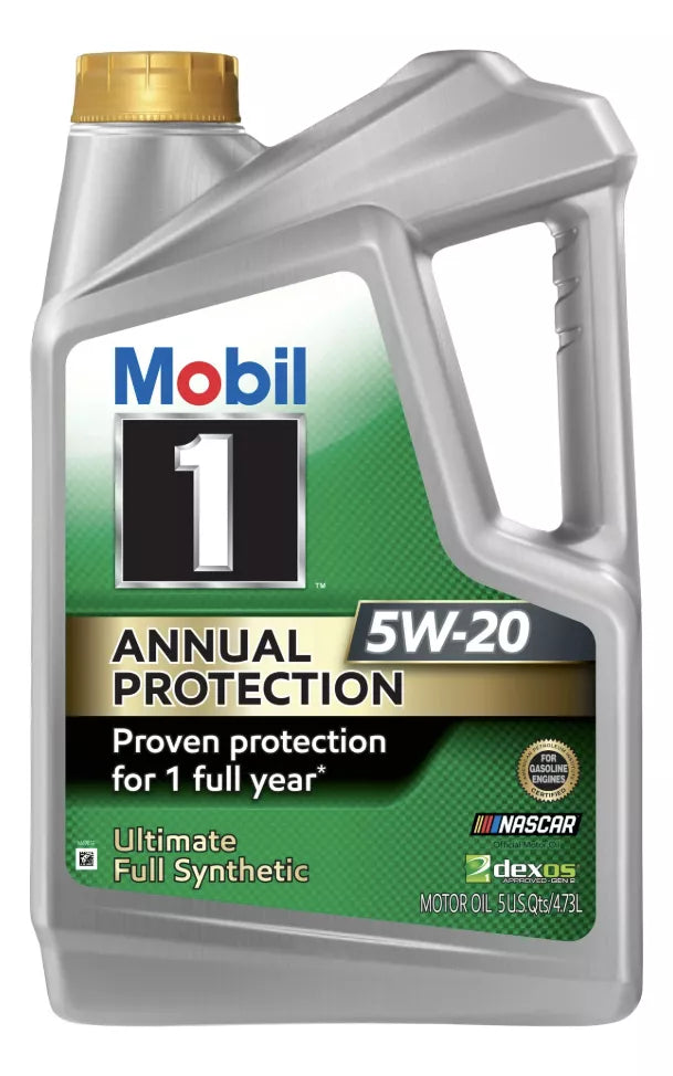 [071924471085] Aceite Mobil 1 5W-20 Protección Anual Sintético 4.73 Litros