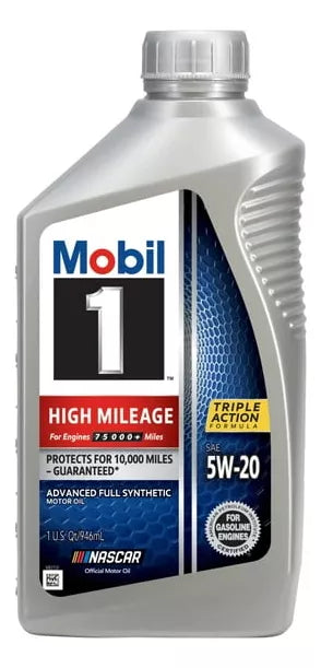 [071924145023] Aceite Mobil 1 5W-20 Alto Km Sintético 946ml