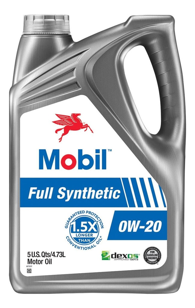 Aceite Mobil Full Synthetic 0W-20 4.73 Litros