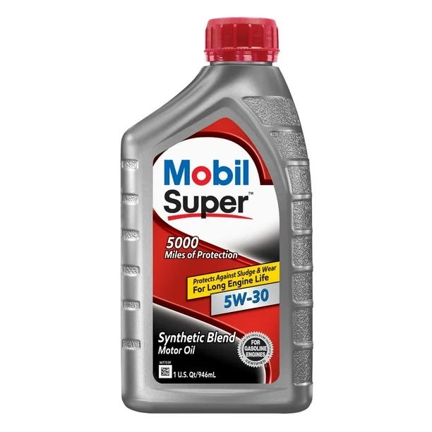 Aceite Mobil Super 5000 5W-30 Semi Sintético 946ml
