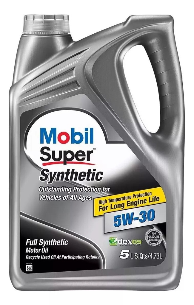 [071924277557] Aceite Mobil Super Synthetic 5W-30 4.73 Litros