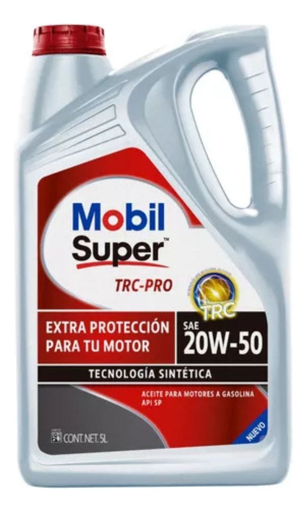 [7501116200153] Aceite Mobil Super 20W-50 Trc-pro 4.73 Litros