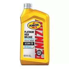 [071611015707] Aceite Pennzoil Platinum 5w20 Alto Km Sintetico 946ml