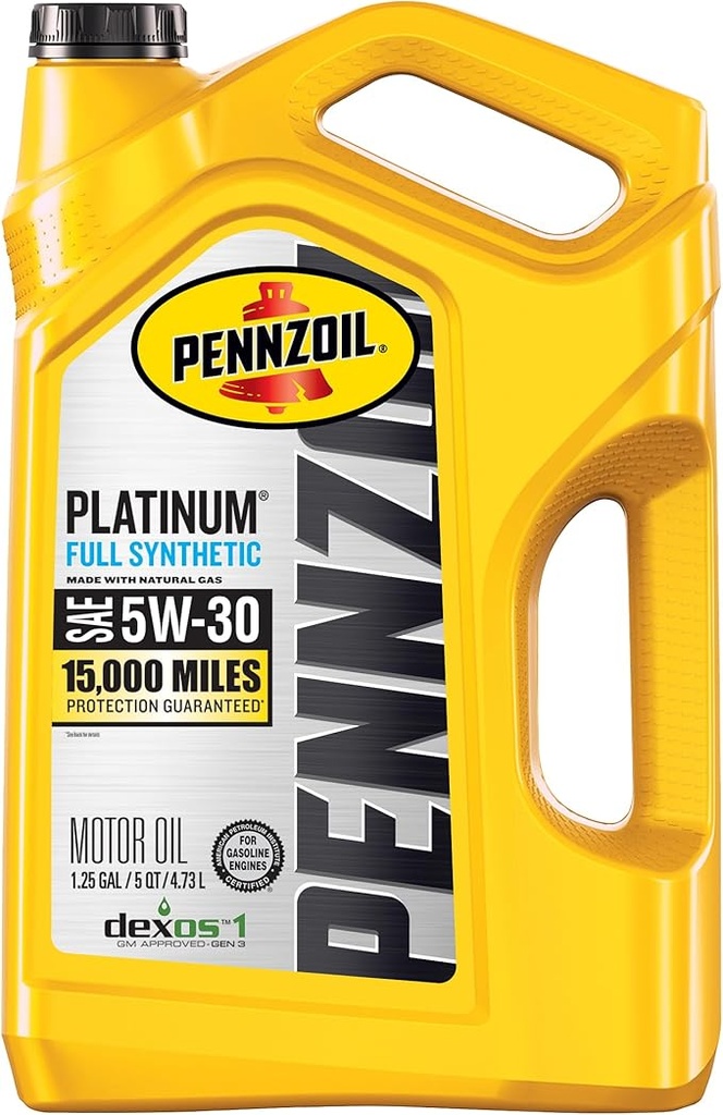 [071611366557] Aceite Pennzoil Platinum 5W-30 Sintetico 4.73L