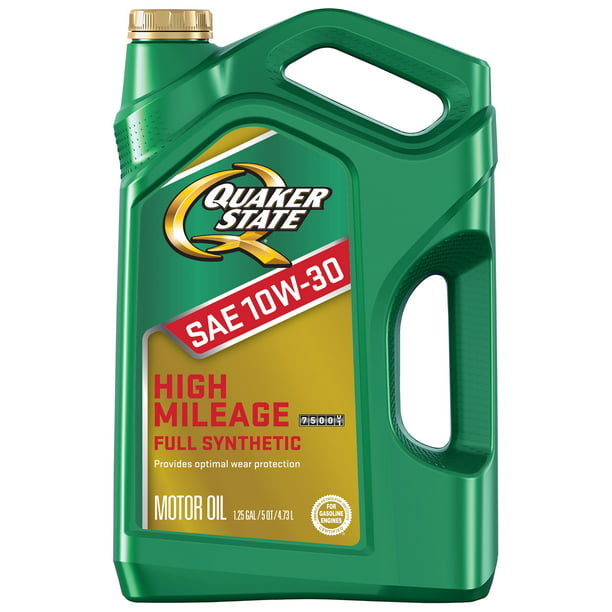 [073102007017] Aceite Quaker State 10W-30 Alto Kilometraje 100% Sintético - 4.73 L