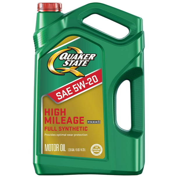 [073102005969] Aceite Quaker State 5W-20  Alto Kilometraje 100% Sintético - 4.73 L