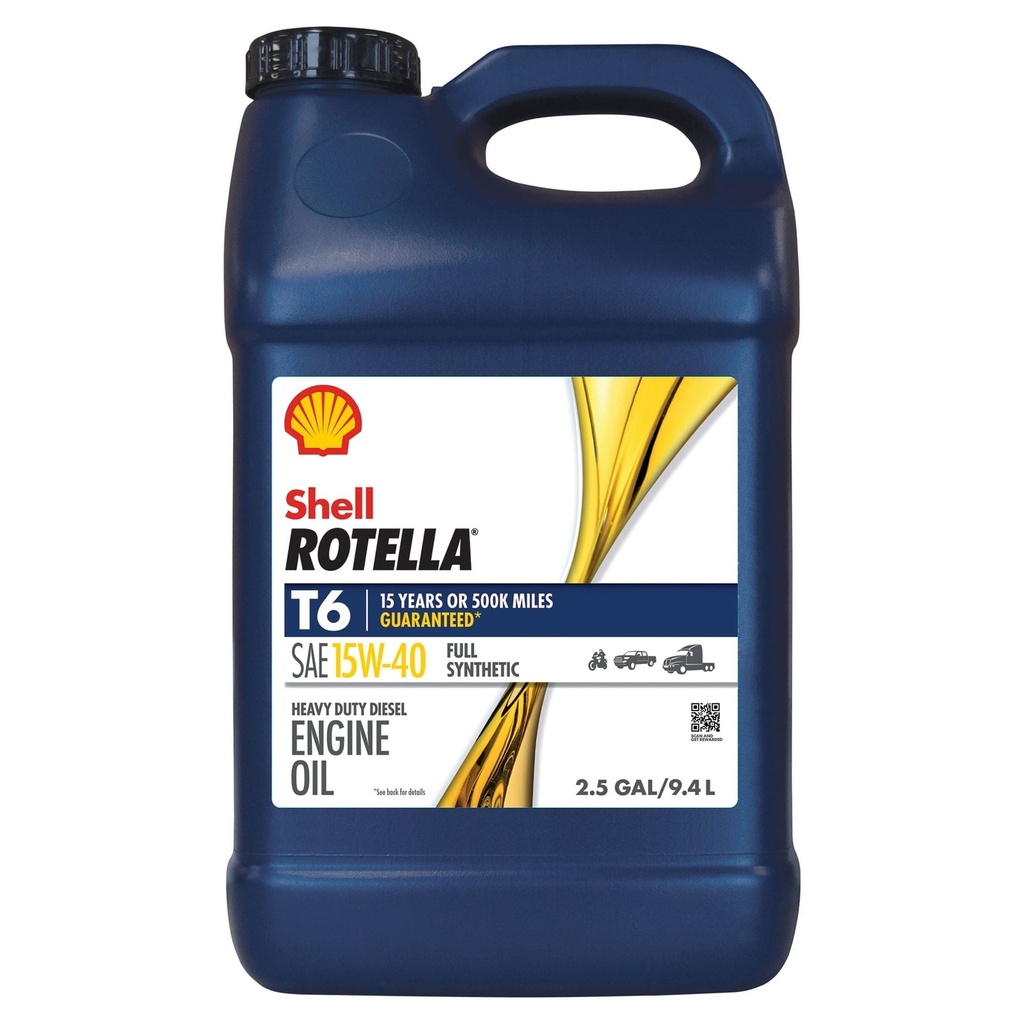 [021400070622] Aceite Shell Rotella T6 15W-40 Diesel 9.4 litros