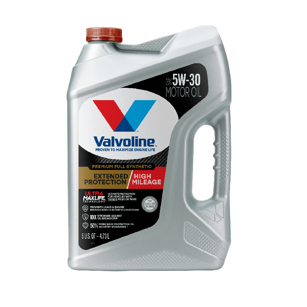 [074130058279] Aceite Valvoline 5W-30 Extended Protection Alto Kilometraje Sintetico 4.73 Litros