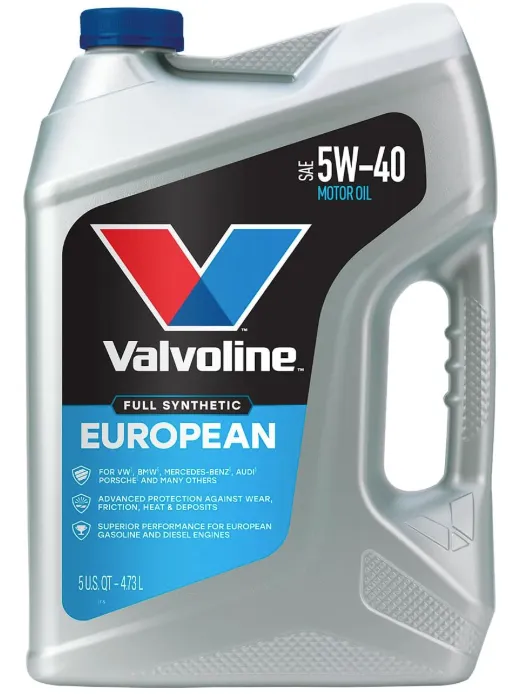 [074130032187] Aceite Valvoline 5W-40 Formula Europea Sintetico 4.73 Litros