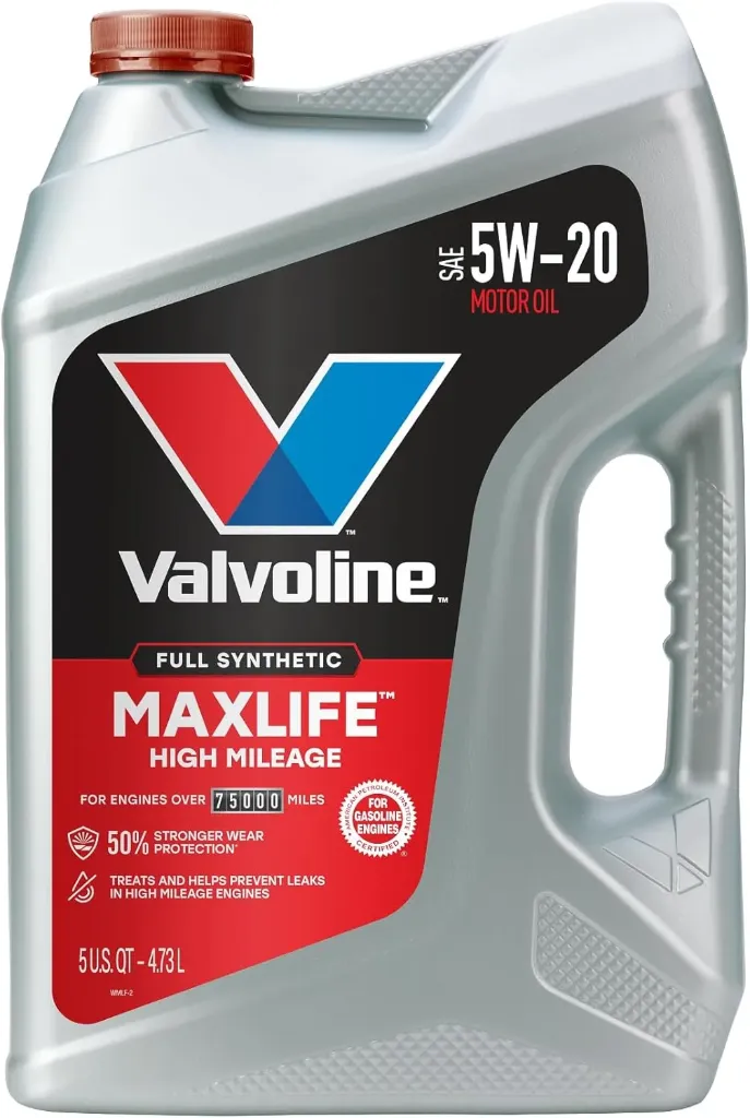 [074130015128] Aceite Valvoline 5W-20 Alto Kilometraje 4.73 Litros