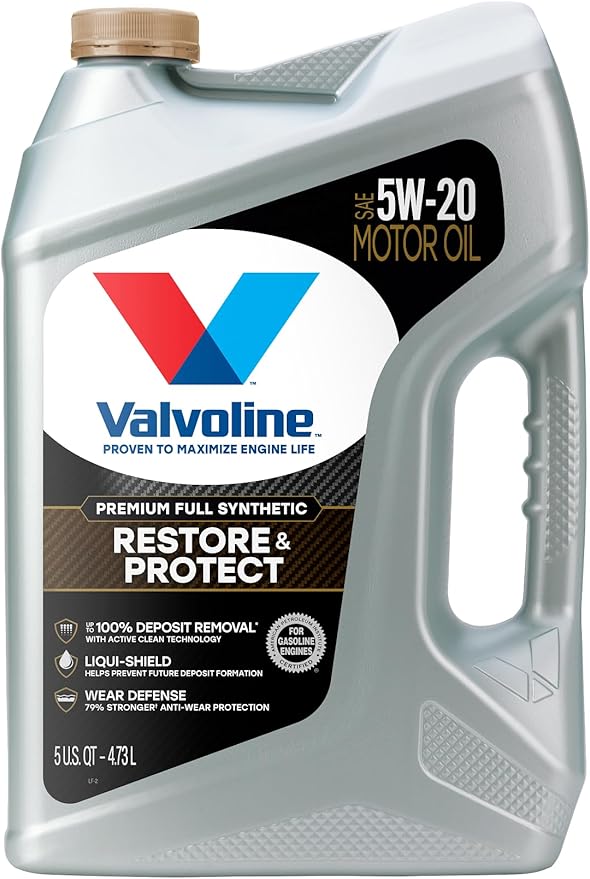 [074130071841] Aceite Valvoline 5W-20 Restore & Protect  4.73 Litros