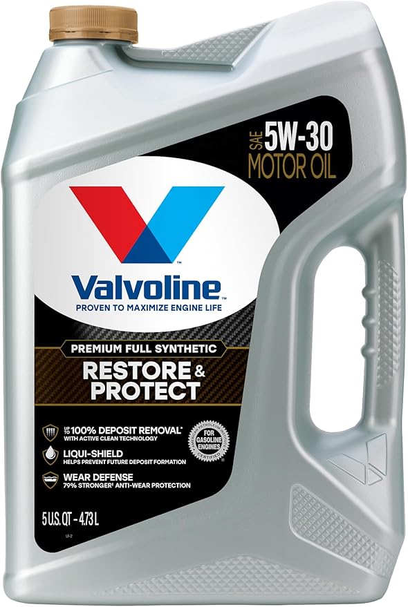 [074130071902] Aceite Valvoline 5W-30 Restore & Protect Sintetico  4.73 Litros