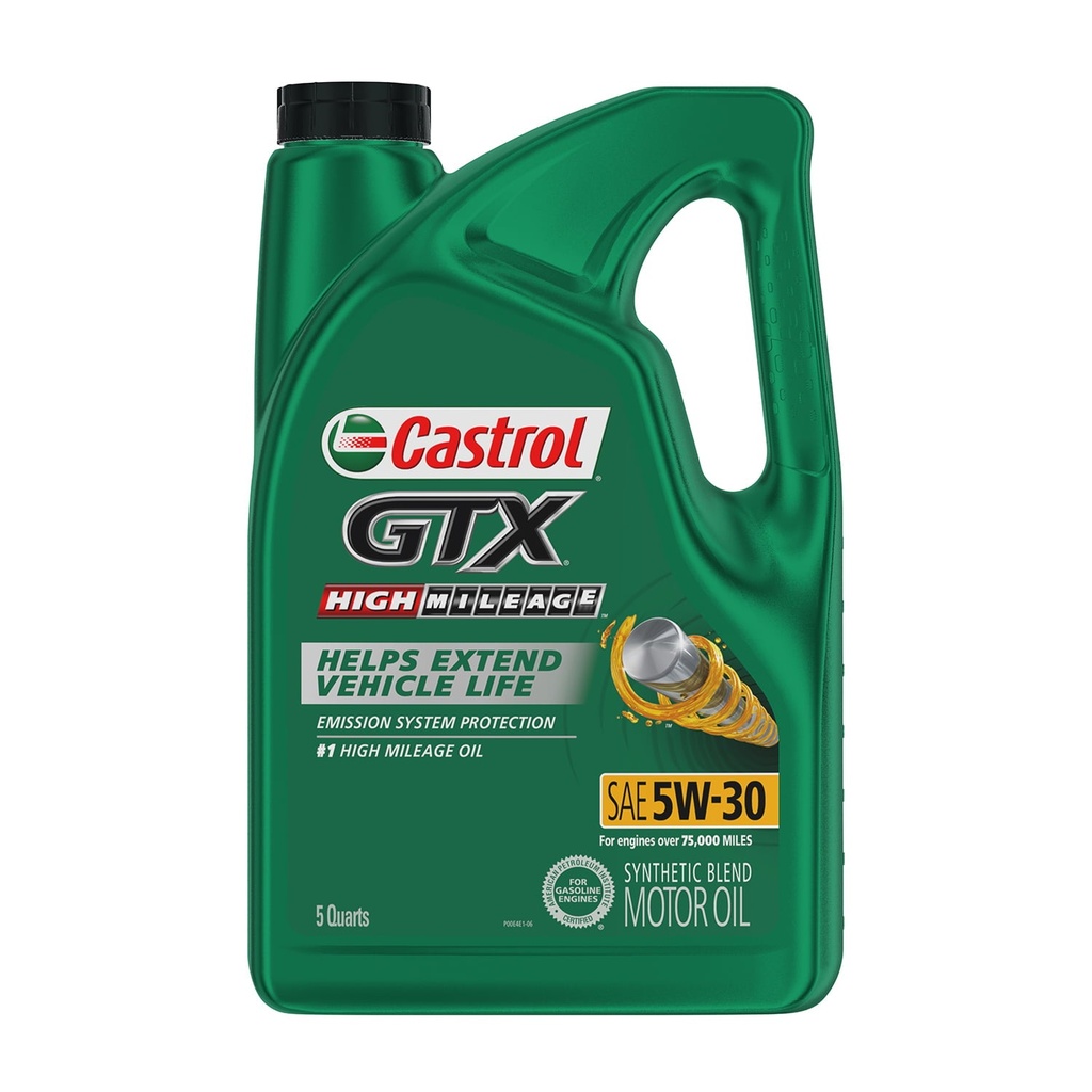 [079191231029] Aceite Castrol GTX 5W-30 Alto Kilometraje 4.73 Litros