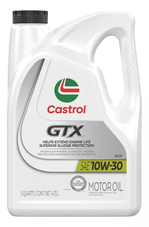 [079191000939] Aceite Castrol Gtx 10W-30 4.73 litros