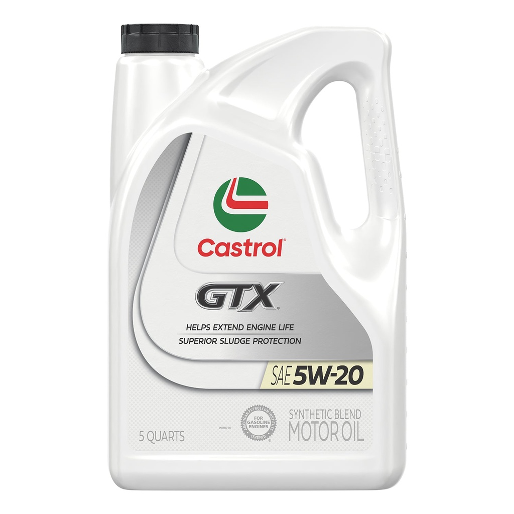 [079191222645] Castrol GTX 5W-20 Medio Sintético 4.73 Litros