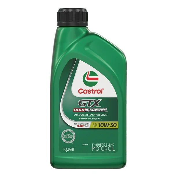 [079191222561] Castrol GTX 10W-30 Alto Kilometraje Sintetico 946ml