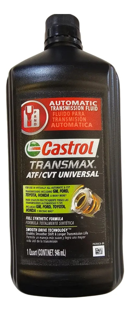 Castrol Transmax Fluido de Transmisión Automática Universal ATF/CVT 946ml