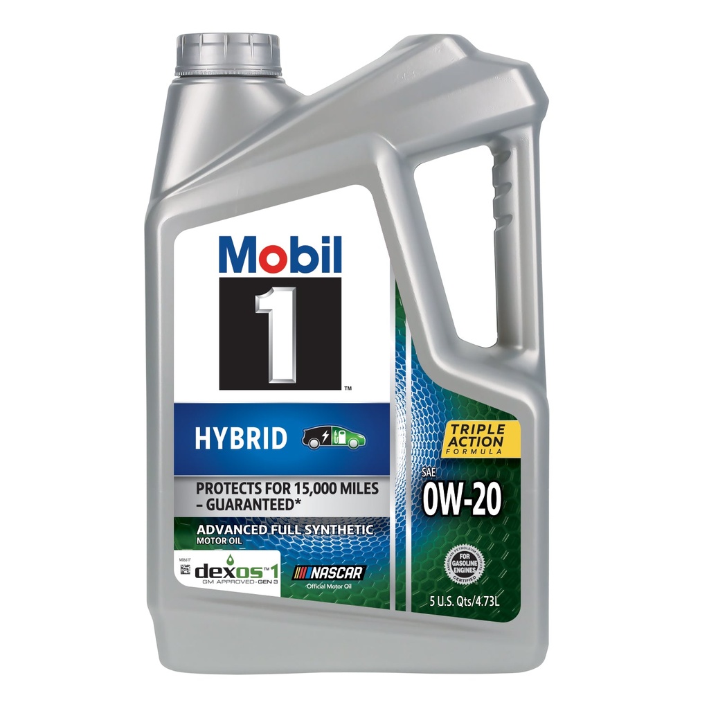 Aceite Mobil 1 0W-20 Híbrido Sintético 4.73 L