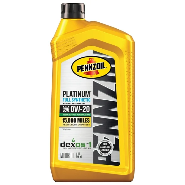 Aceite Pennzoil Platinum Carbon Neutral 0W 20 Sintetico 946ml