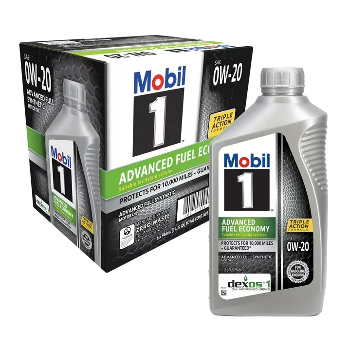 [071924969957] Aceite Mobil 1 0W-20 Fuel Economy Sintetico 946ml Paquete de 6