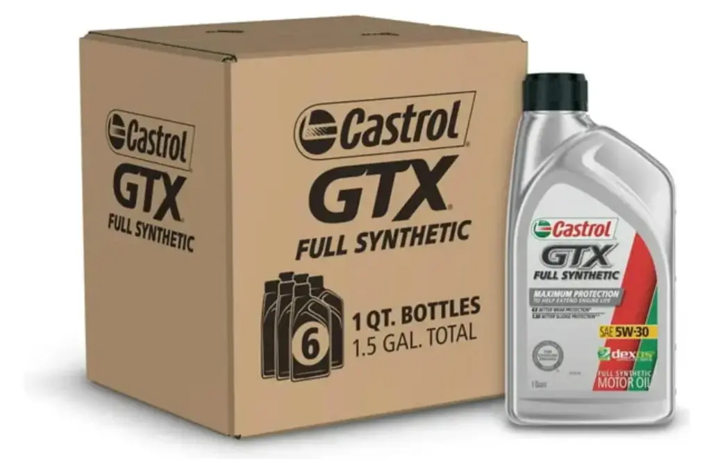 [079191219485] Aceite Castrol GTX 5W-30 Sintético 946ml Paquete de 6