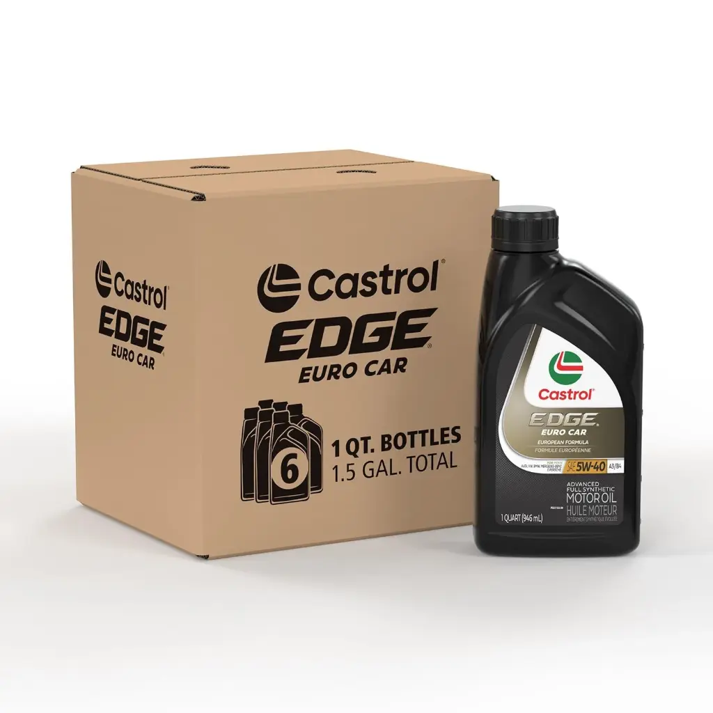 [079191217481] Aceite Castrol Edge 5W-40 A3/B4 Euro Sintético 946ml Paquete de 6