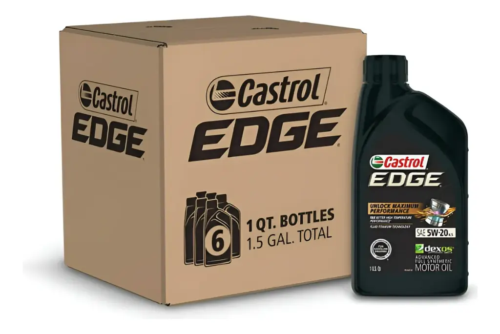 [079191217023] Aceite Castrol Edge 5W-20 Sintetico 946ml Paquete de 6