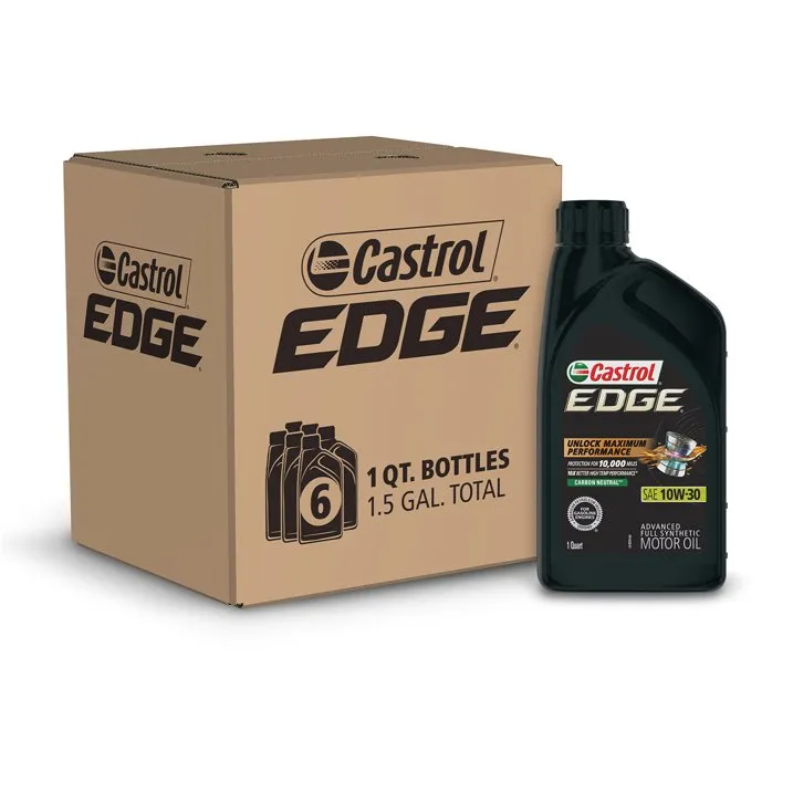 [079191217047] Aceite Castrol Edge 10W-30 Sintetico 946ml Paquete de 6