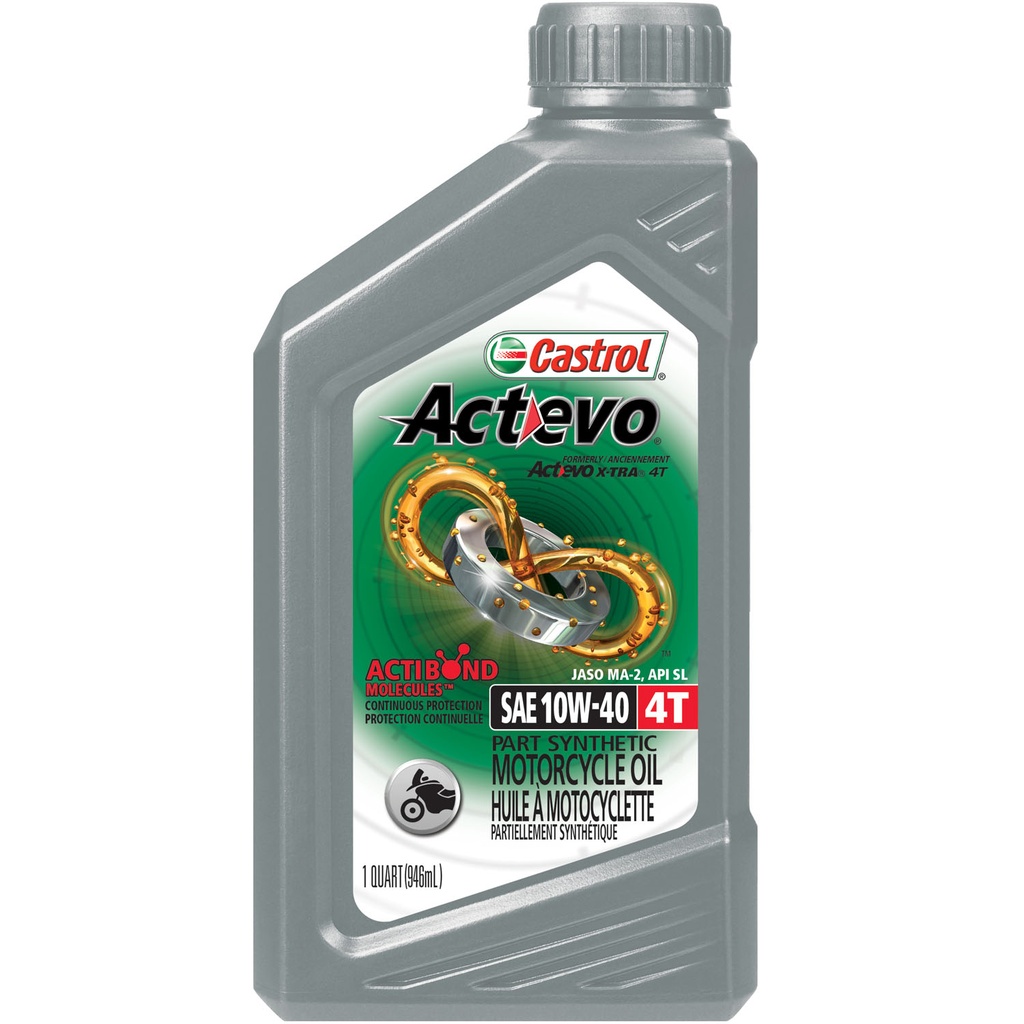 [079191261309] Aceite Castrol Actevo 10W-40 Semi-Sintético 946ml