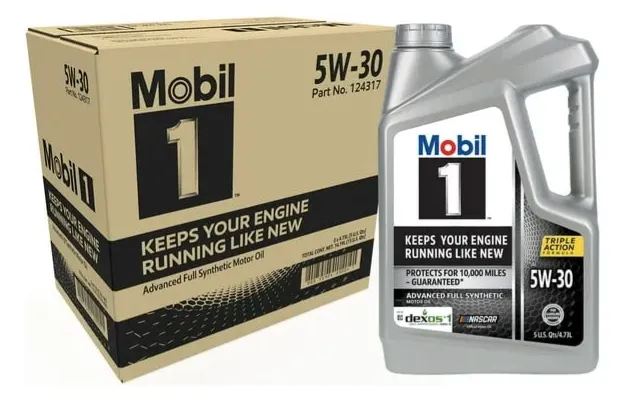 Aceite Mobil 1 5W-30 Sintético 4.73 Litros Paquete de 3
