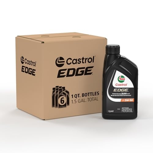 [079191216903] Aceite Castrol Edge 5W-50 Sintetico 946ml Paquete de 6