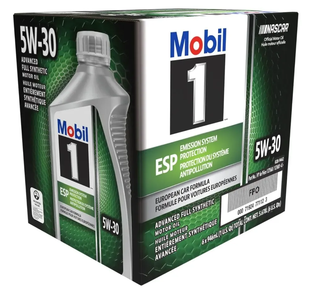 [071924771123] Aceite Mobil 1 5w-30 Esp Sintetico 946ml Pack de 6