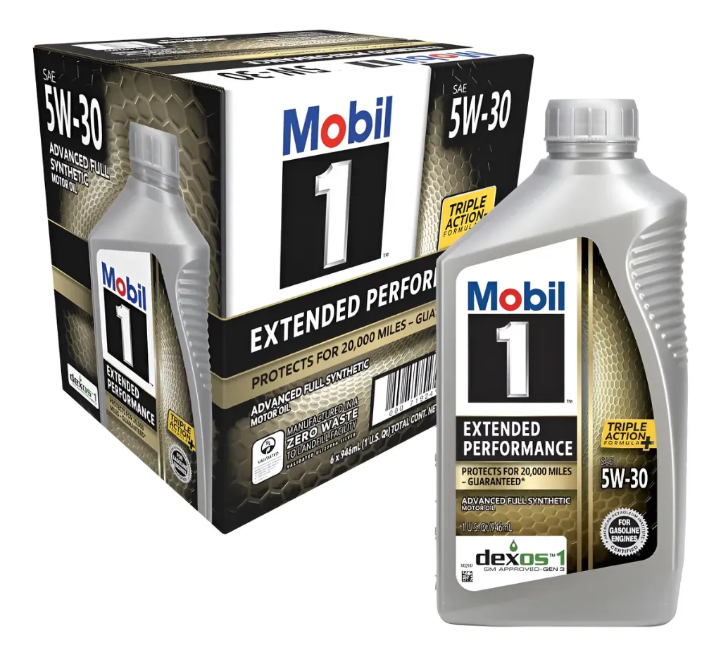 [071924449763] Aceite Mobil 1 5W-30 Extended Performance Sintético 946ml Pack de 6