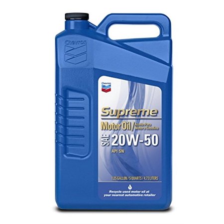 Aceite Chevron Supreme 20w-50 4.73 Litros